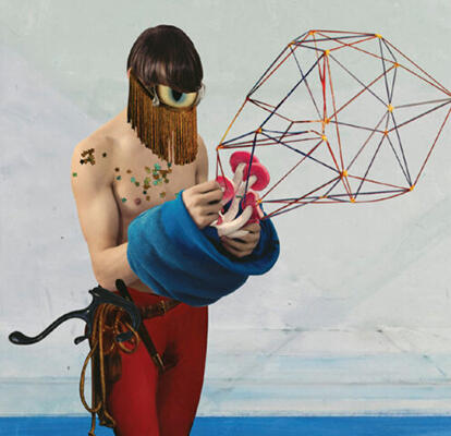 Read my review of this book Asian man in red tights feels mushrooms with visor mask