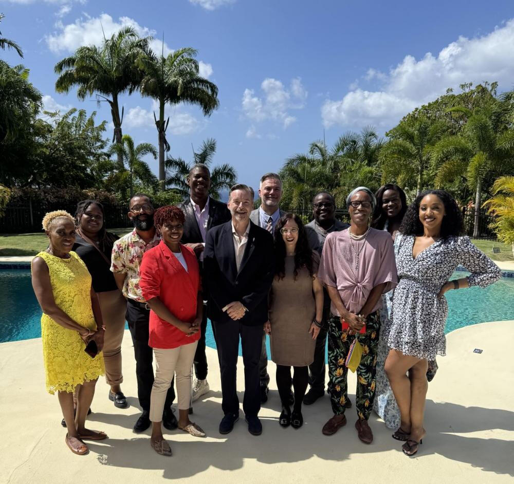 Find my interview with Ambassador Nyhus here Gay US Ambassador Roger Nyhus with LGBTQ activists in Barbados