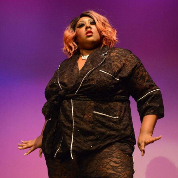 Read my interview with Mx. Pucks Non-binary body positive burlesque performer Mx. Pucks A'Plenty