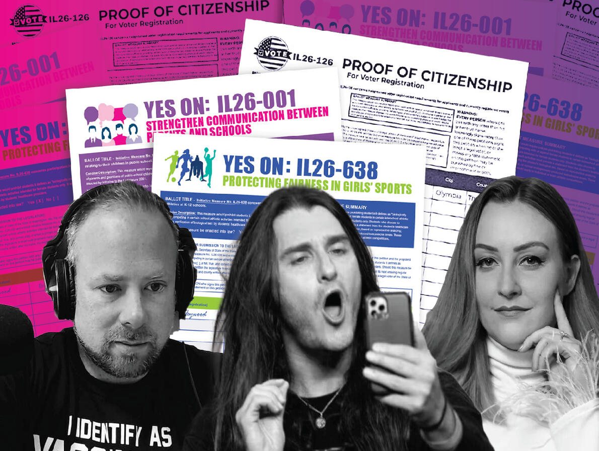 SGN story infographic Scott Presler, Brandi Kruse, Ari Hoffman supporters of WA anti-lgbt ballot iniatives