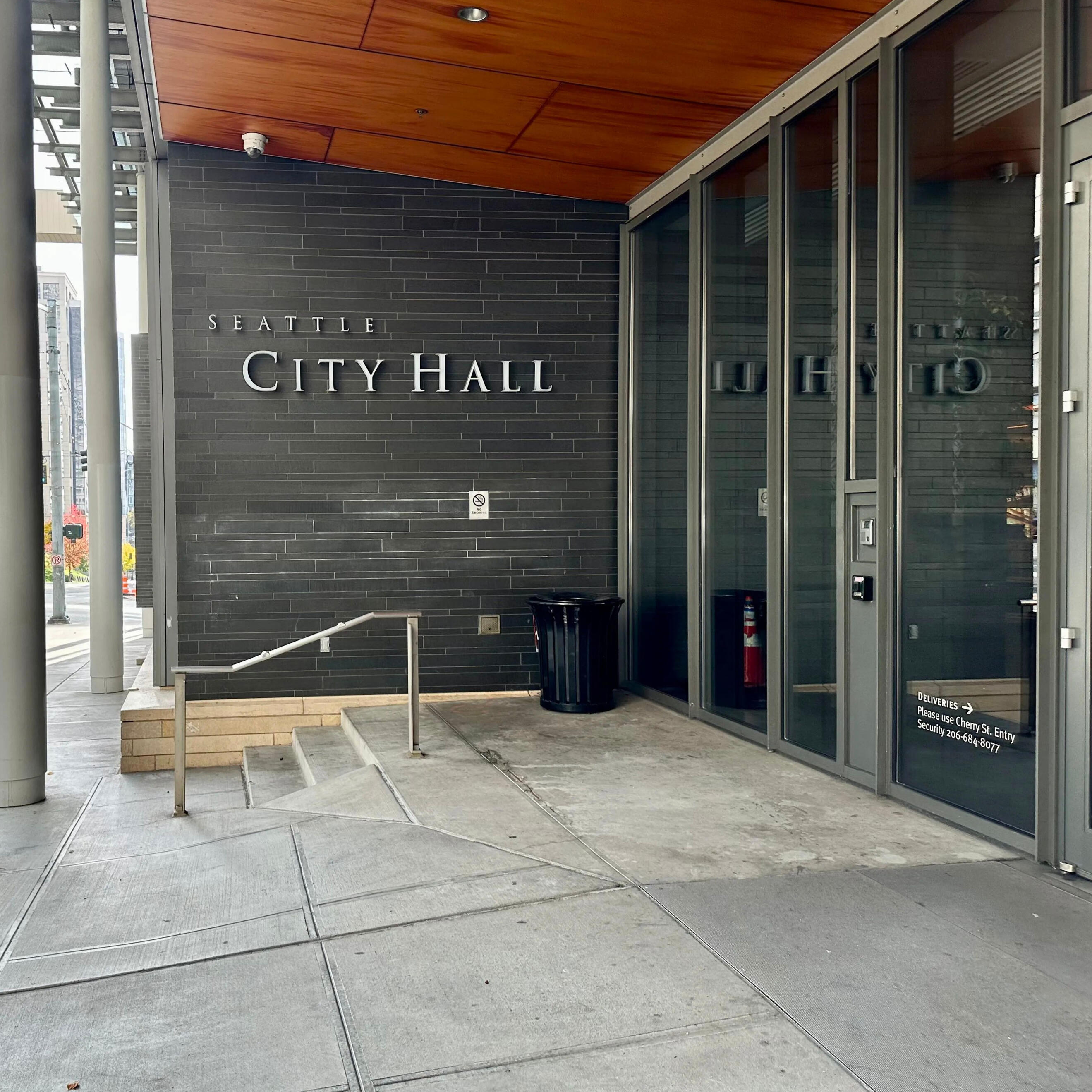Seattle City Hall entrance