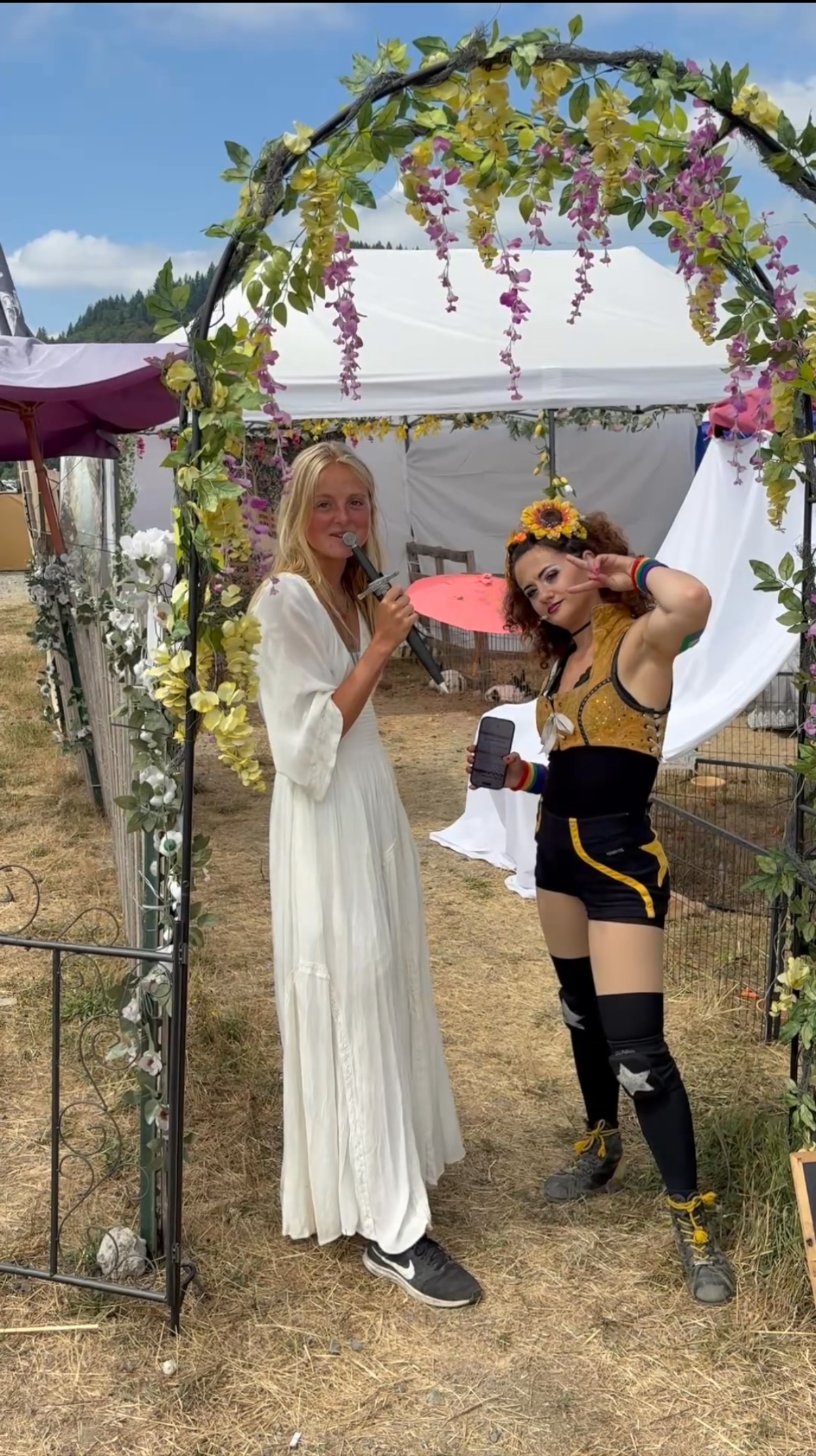 Seattle Reporter Nova Berger speaks to Lea Orleans at WA Midsummer Renaissance Faire